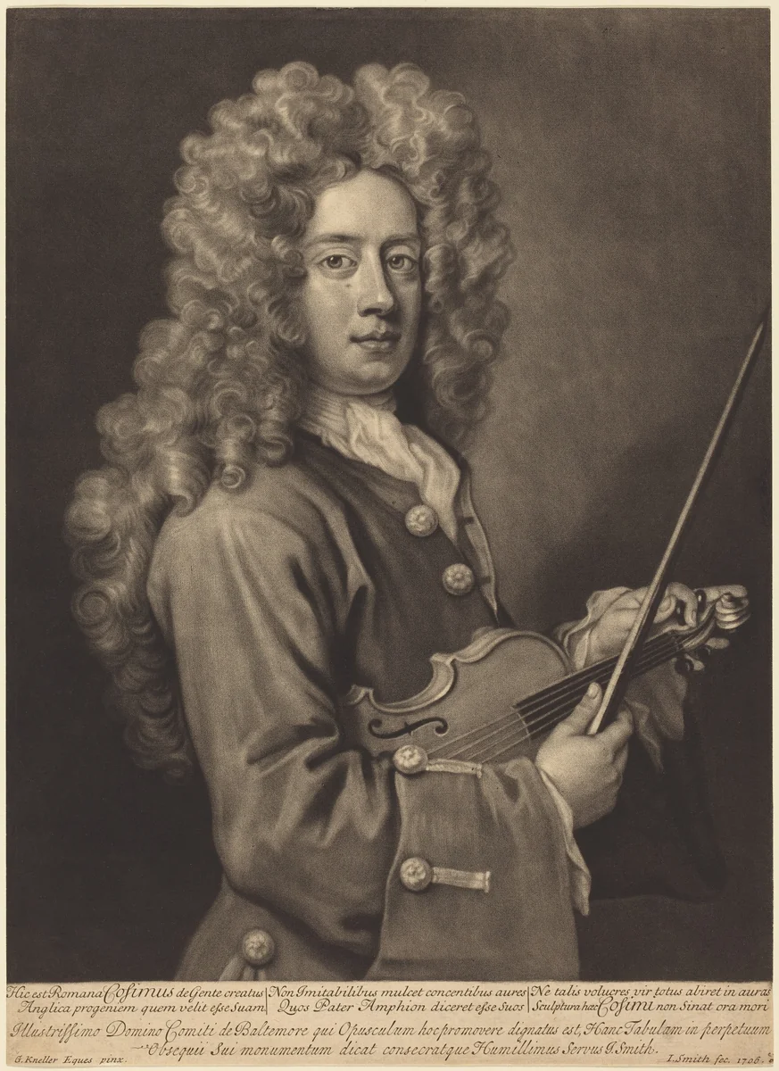 Nicola Cosimo by John Smith, Sir Godfrey Kneller, print, 1706