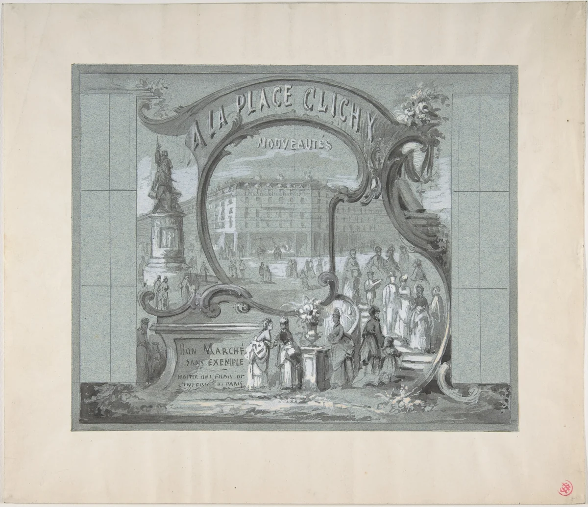 Design for a Stage Set by anonymous, drawing, 1800-1899