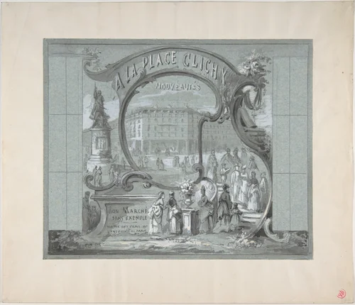 Design for a Stage Set by anonymous, drawing, 1800-1899