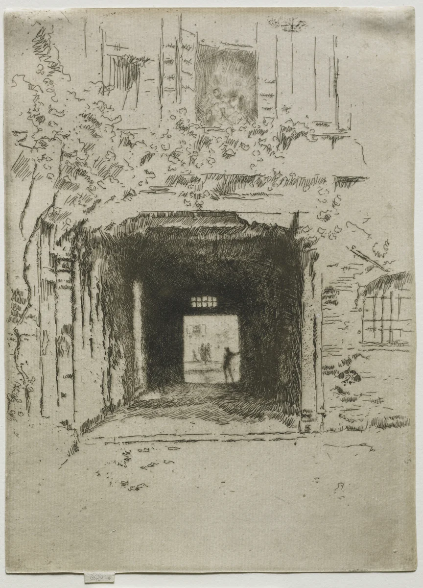 Doorway and Vine by James McNeill Whistler, print, 1886
