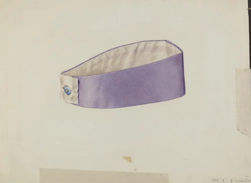 Shaker Man's Collar by Elizabeth Moutal, index of american design, 1936