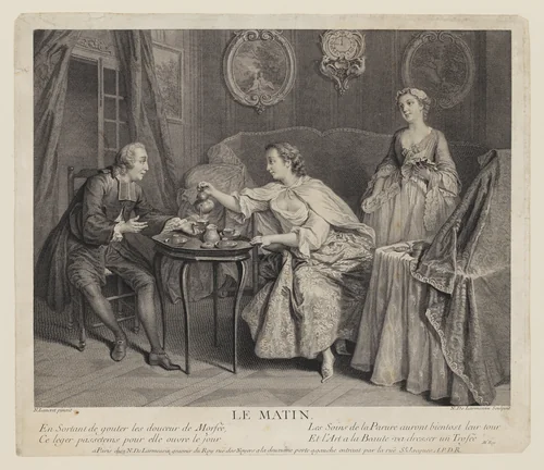 Le Matin (Morning) by Nicolas de Larmessin, print, 1741