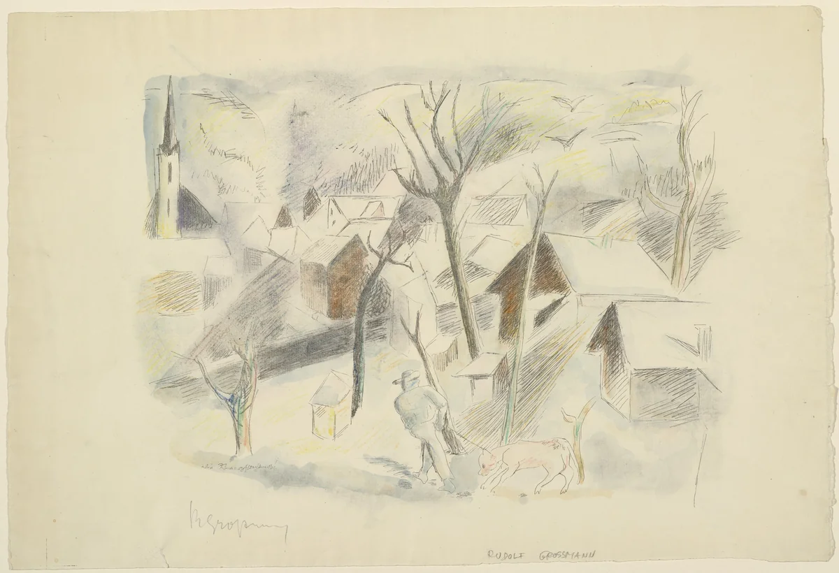 Black Market Slaughter (Die Schwarzschlachtung) for the portfolio Münchener Neue Sezession by Rudolf Grossmann, print, 1919