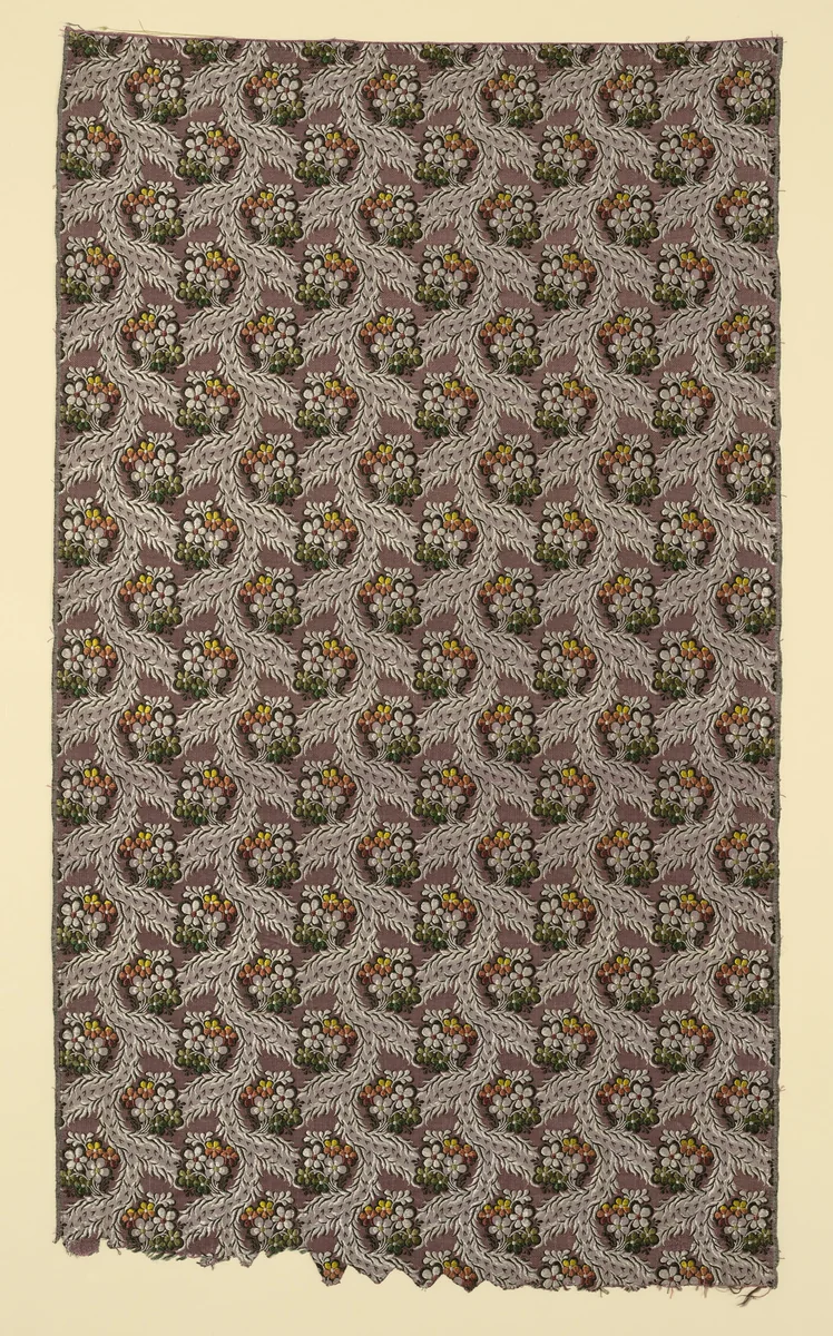 Panel by England or France, textile, 1752-1775
