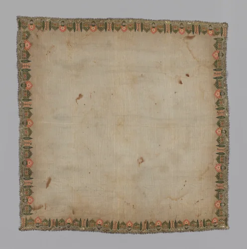Cover or Handkerchief by Turkey, textile, 1701-1800