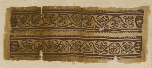Bands (From Tunic Cuff) by Coptic Egypt, textile, 301-600