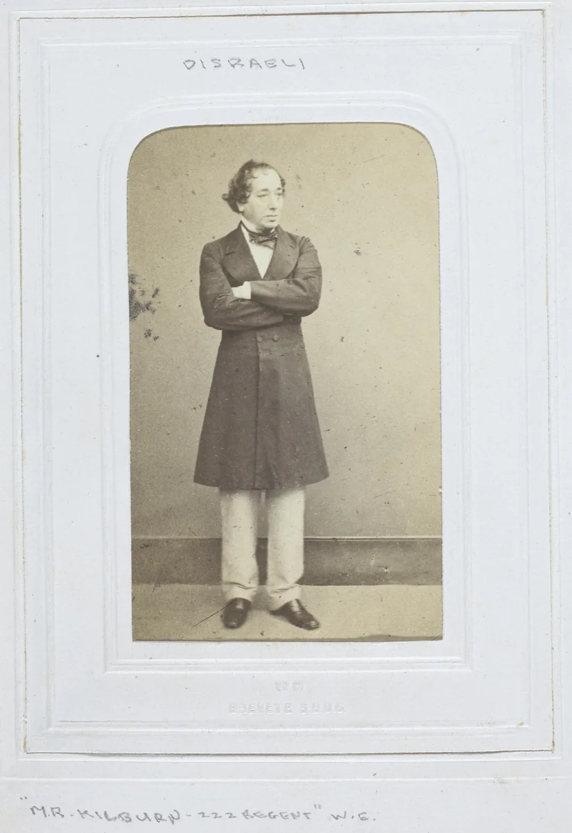 Benjamin Disraeli by William Edward Kilburn, photograph, 1860-1869