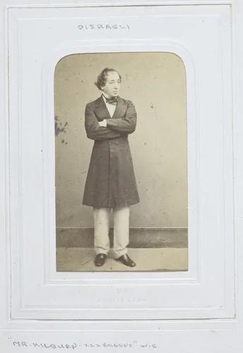 Benjamin Disraeli by William Edward Kilburn, photograph, 1860-1869