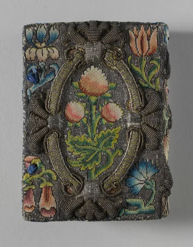 The Whole Booke of Davids Psalmes, with an embroidered cover by Company of Stationers, textile, 1630-1640