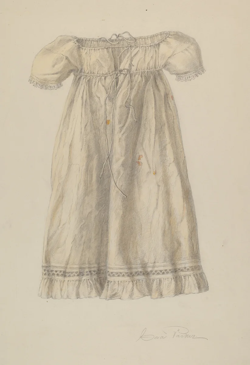 Baby Dress by Cora Parker, index of american design, 1940