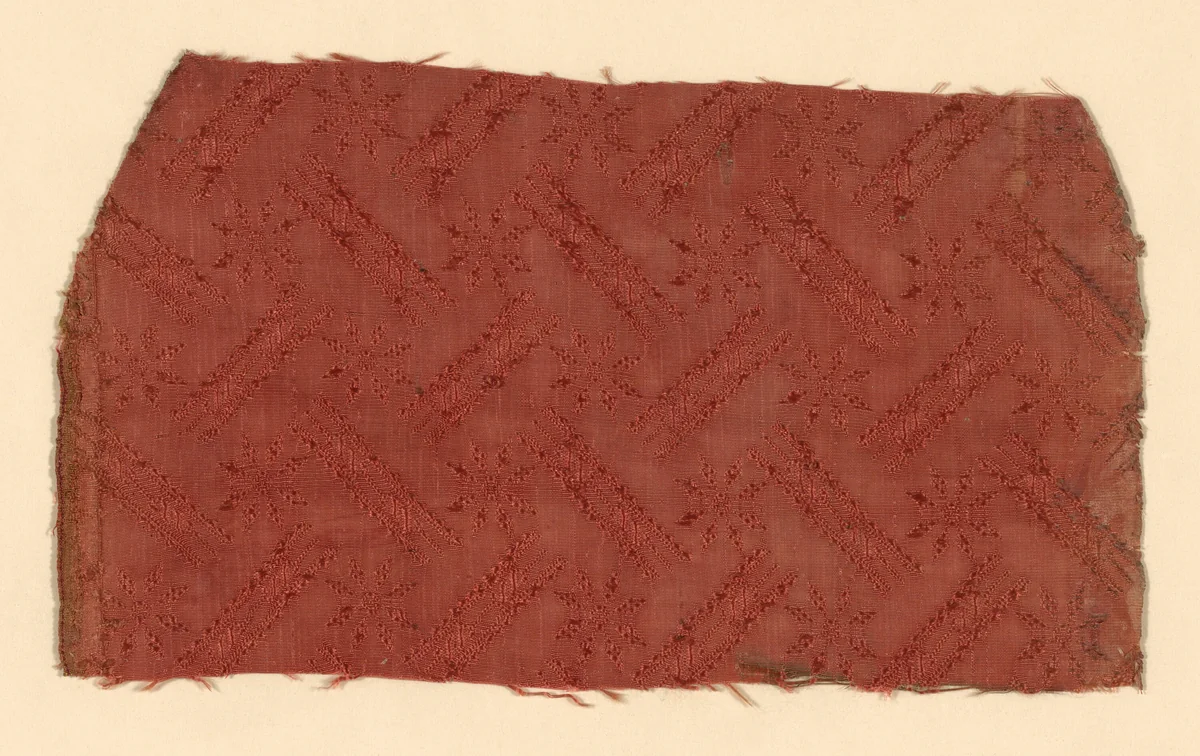 Fragment by Italy, textile, 1625-1675