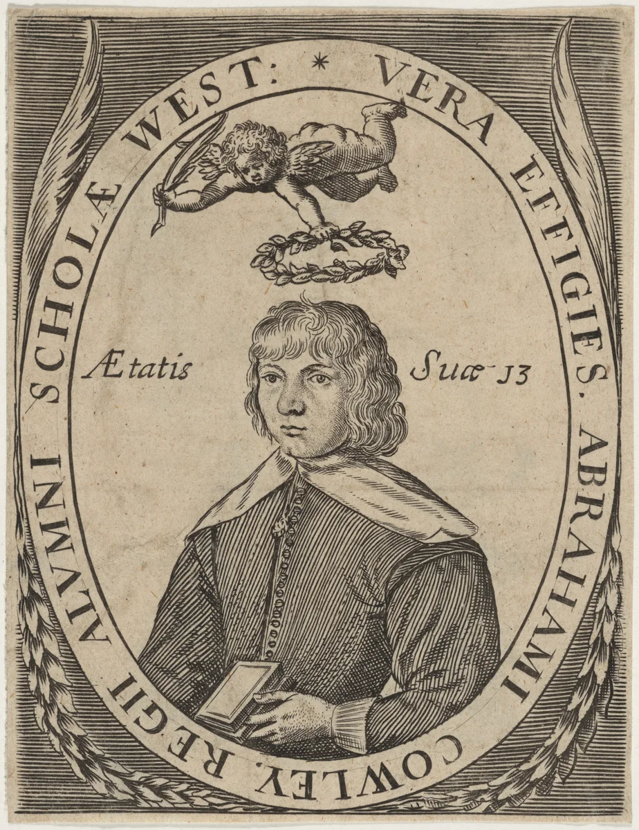 Abraham Cowley by Unknown 19th Century, print, 1800-1899