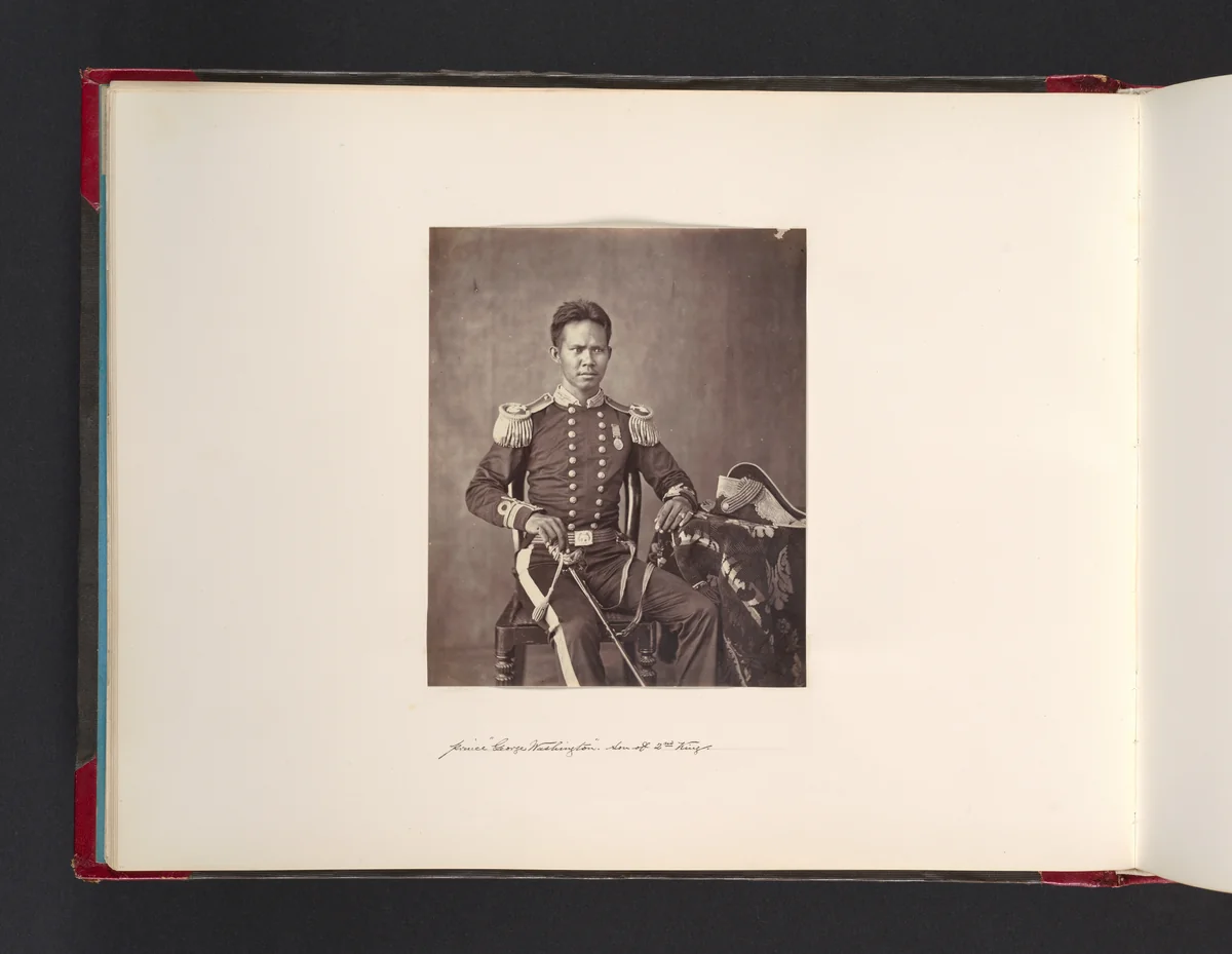 Prince "George Washington" Son of 2nd King by John Thomson, photograph, 1865