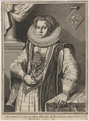 Marie de Medici (?) by Unknown 19th Century, print, 1625