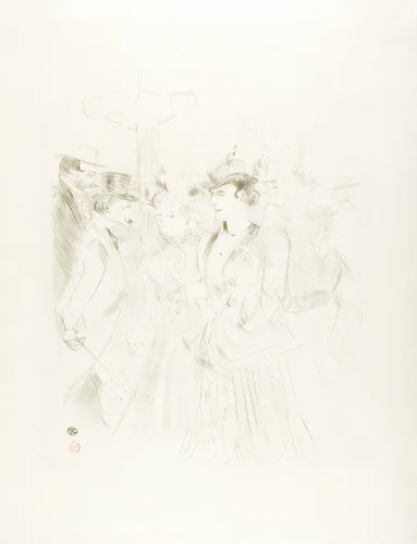 Promenade by Henri de Toulouse-Lautrec, print, 1899