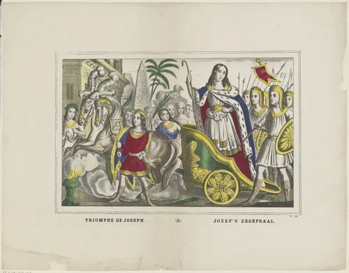 Triomphe de Joseph / Jozef's zegepraal by Glenisson & Van Genechten, print, 1833-1856
