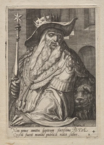 Plate 4: Judah by Jacob de Gheyn II, print, 1584-1594