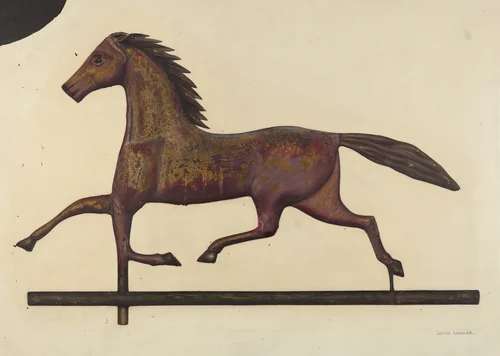 Weather Vane by Selma Sandler, index of american design, 1939