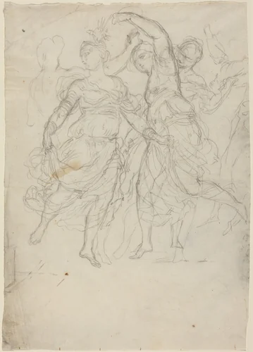 Women Dancing by Pietro Fancelli, drawing, 1820