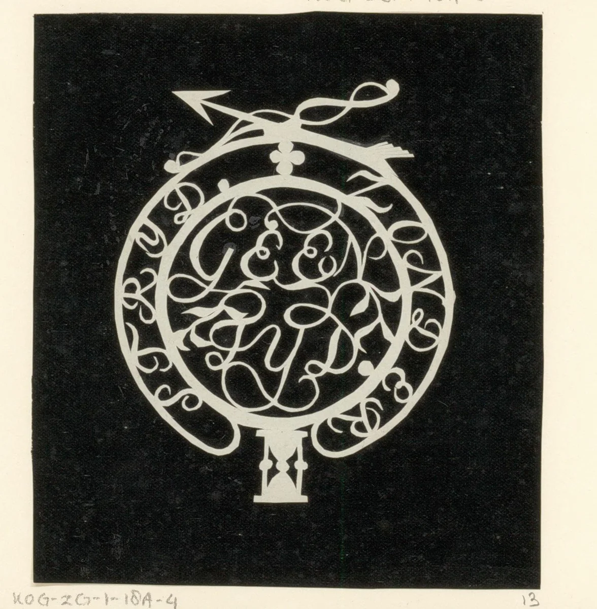 Spreuk: Geen Tijd zonder Strijd by anonymous, other, 1750-1849