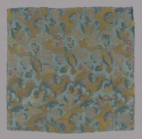 Panel by France, textile, 1700-1720