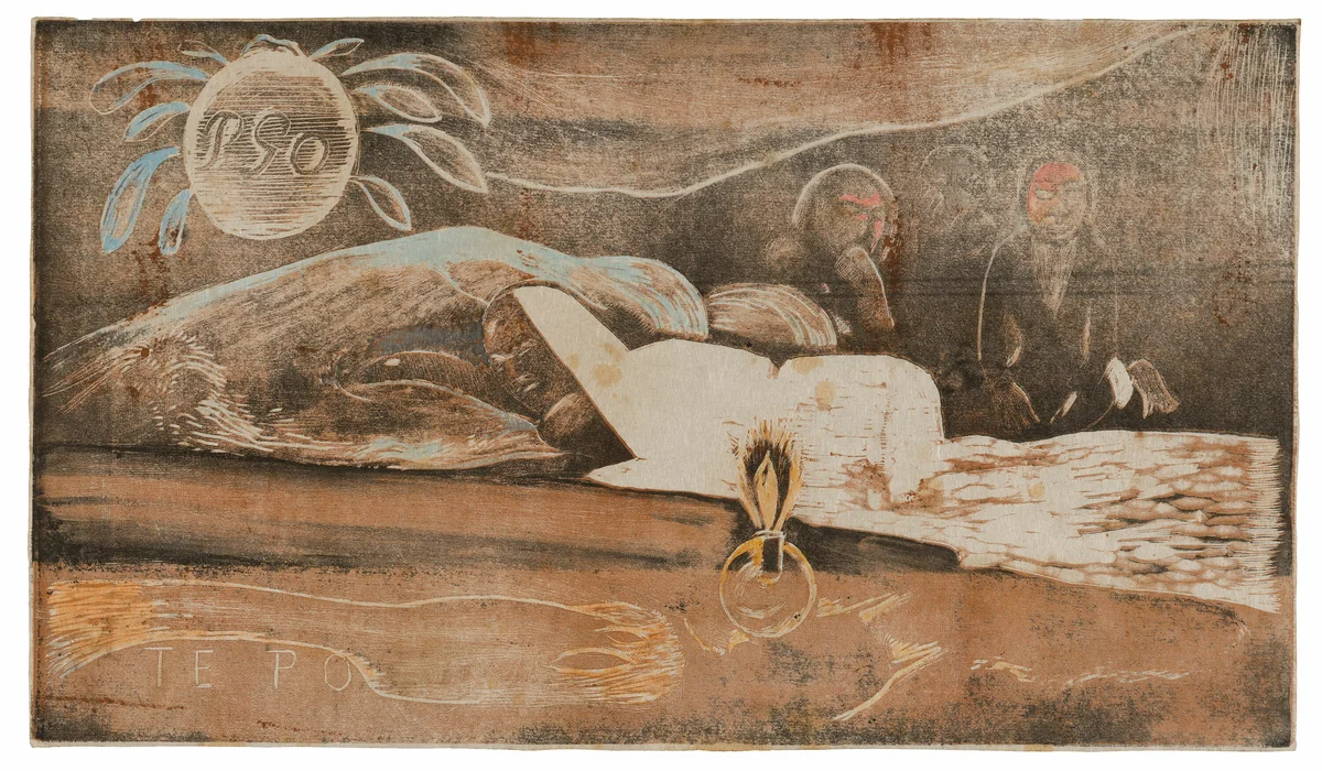 Te po (The Night) from the Noa Noa Suite by Paul Gauguin, print, 1893-1894