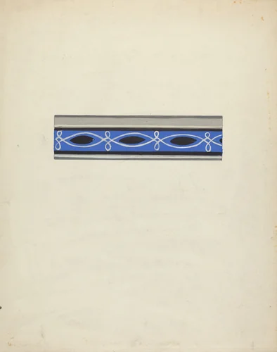 Wallpaper Border by George Robin, index of american design, 1935-1942