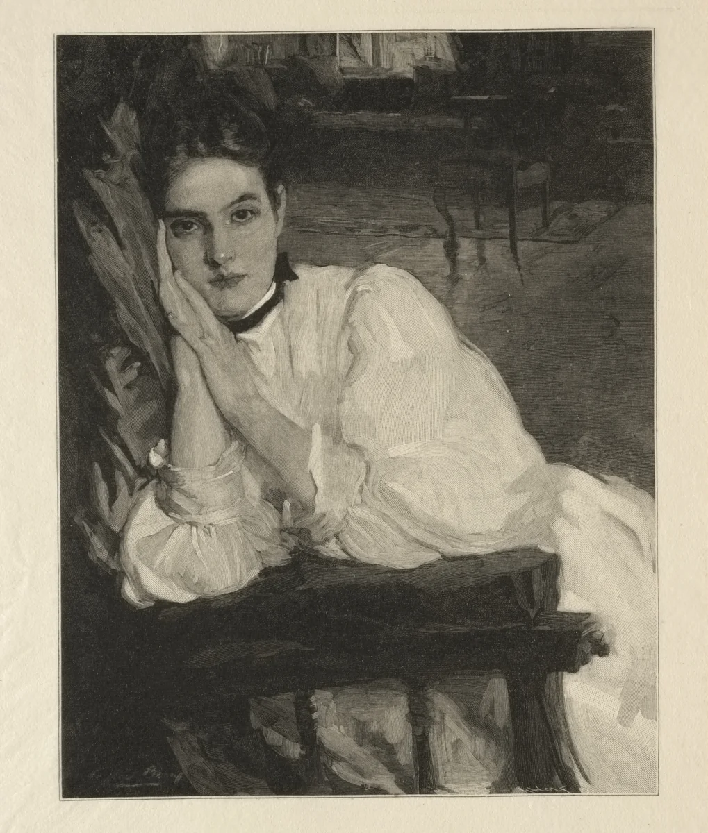 Reverie by Henry Wolf, print