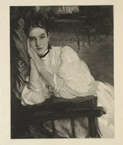 Reverie by Henry Wolf, print