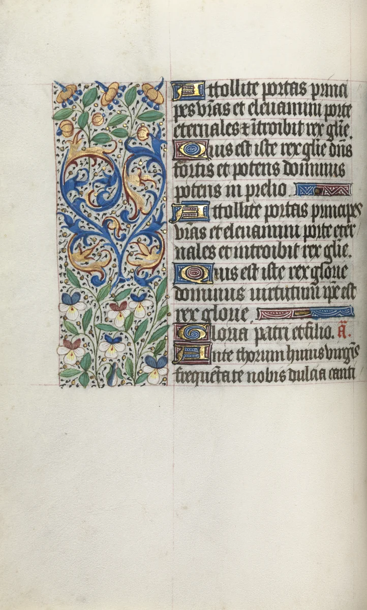 Book of Hours (Use of Rouen): fol. 34v by Master of the Geneva Latini, book, 1465-1475