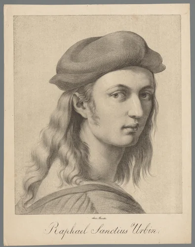 Portret van Bindo Altoviti by Johann Baptist Stuntz, print, 1800-1836