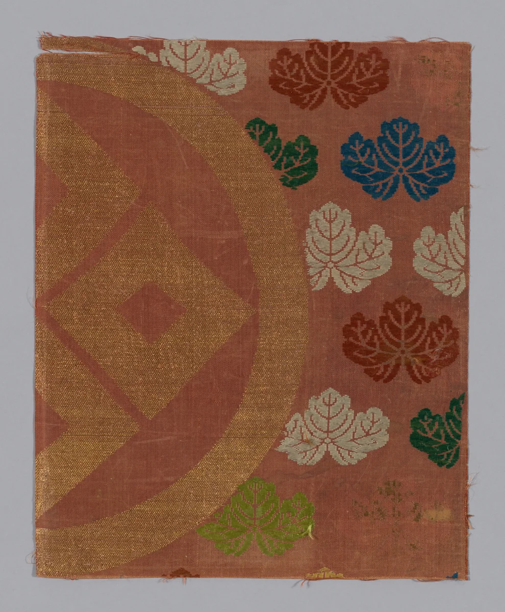 Fragment (from Noh Costume) by Japan, textile, 1675-1725