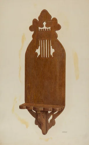 Clock Shelf by Isidore Danziger, index of american design, 1941