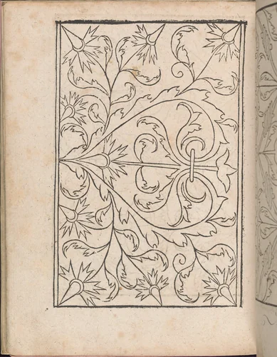 New Modelbüch allen Nägerin u. Sydenstickern (Page 25v) by Hans Hoffman, book, 1556