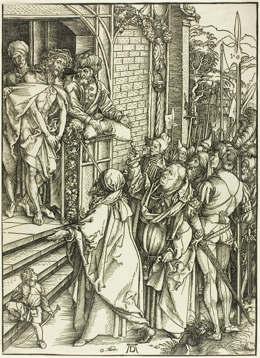 Ecce Homo - The Presentation of Christ, from The Large Passion by Albrecht Dürer, print, 1498