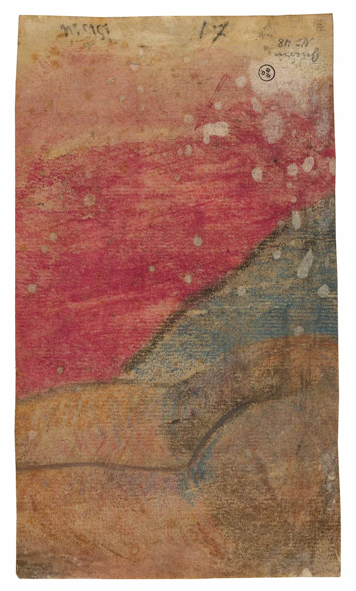 Reclining Tahitian (fragment) by Paul Gauguin, print, 1894