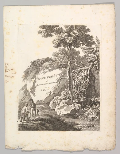 Studienblätter für Landschaftzeichner by Adrian Zingg, book, 1745-1816