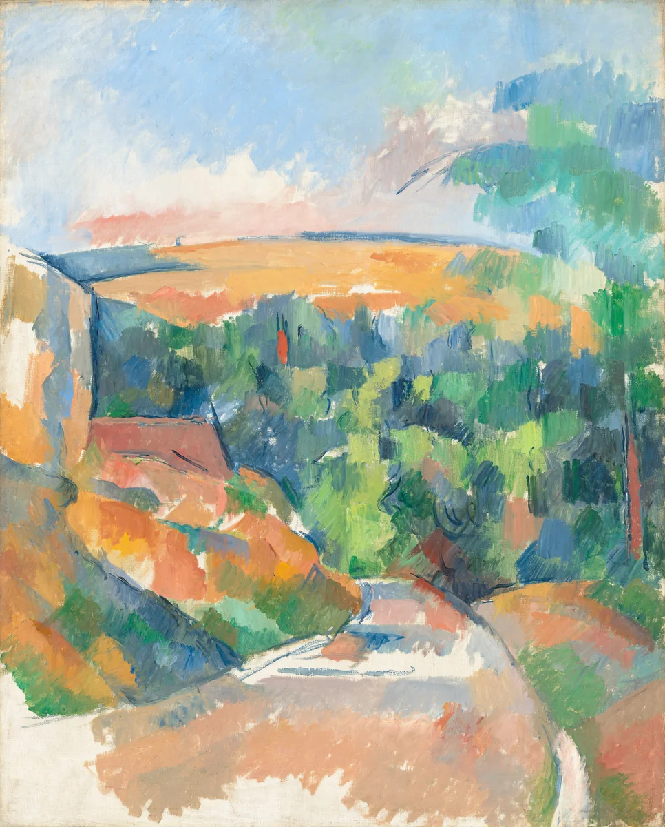 The Bend in the Road by Paul Cezanne, painting, 1900-1906