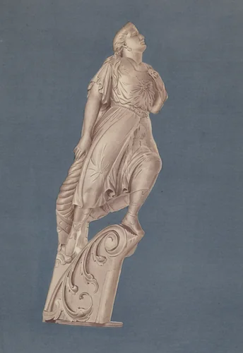Figurehead from "Empress" by Lucille Chabot, index of american design, 1938