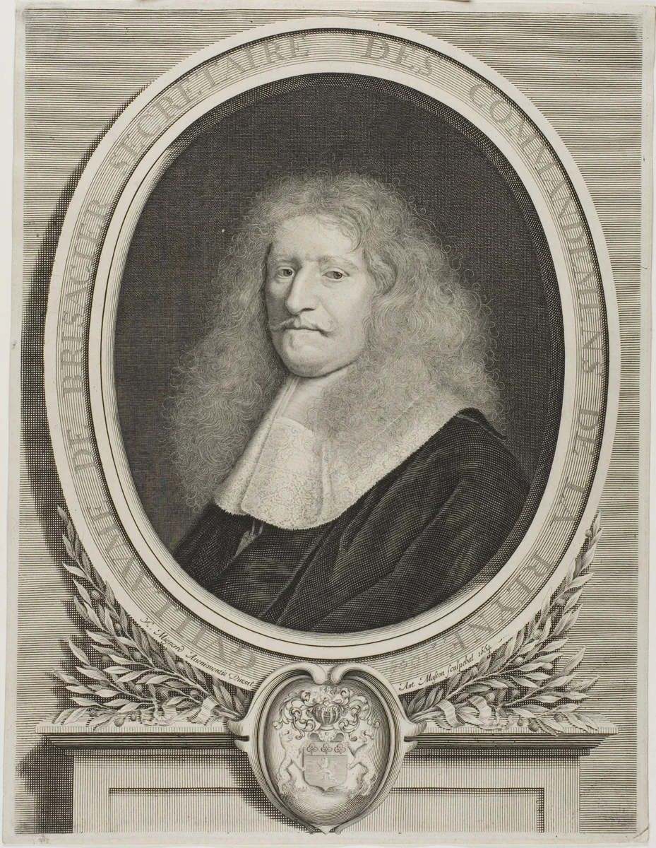 Guillaume de Brisacier by Antoine Masson, print, 1664