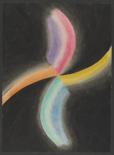 Colored Rhythm: Study for the Film by Léopold Survage, drawing, 1913