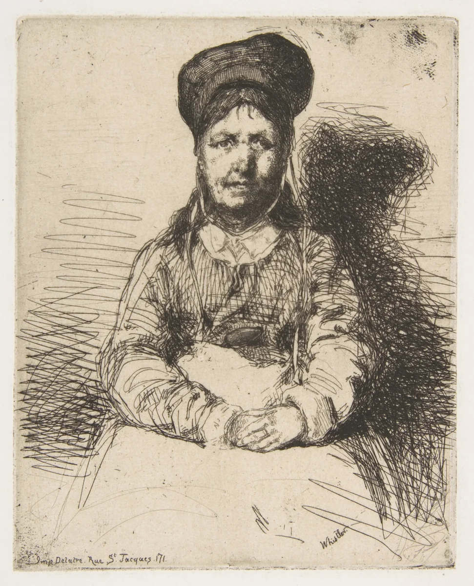 La Rétameuse by James McNeill Whistler, print, 1858