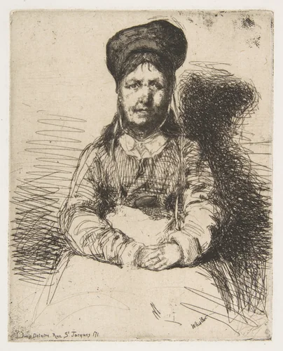 La Rétameuse by James McNeill Whistler, print, 1858