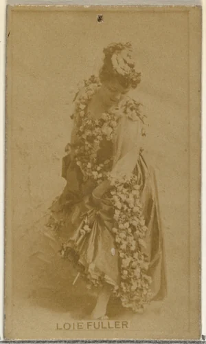 Loie Fuller, from the Actors and Actresses series (N145-8) issued by Duke Sons & Co. to promote Duke Cigarettes by W. Duke, Sons & Co., photograph, 1890-1895
