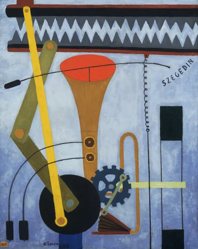 Silence by Georges Ribemont-Dessaignes, painting, 1915