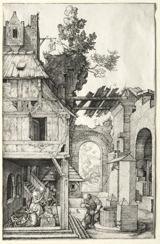 The Nativity by Albrecht Dürer, print, 1504
