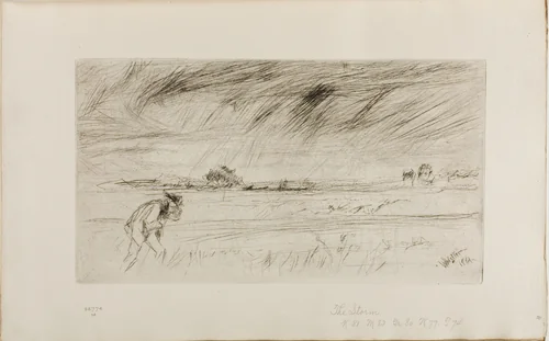 The Storm by James McNeill Whistler, print, 1861