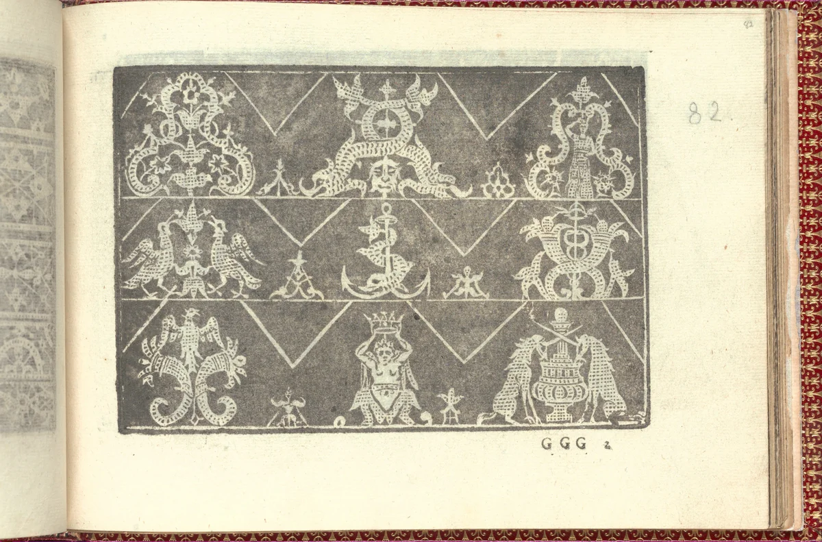 Corona delle Nobili et Virtuose Donne: Libro I-IV, page 82 (recto) by Cesare Vecellio, book, 1601