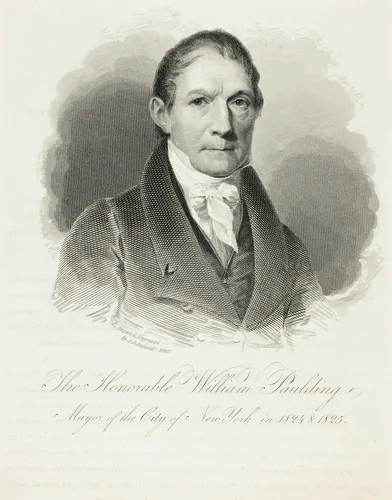 The Honourable William Paulding by Asher Brown Durand, print, 1826