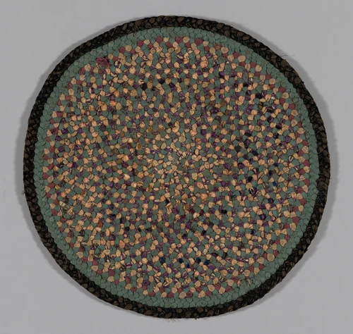 Braided Rug by United States, textile, 1875-1900